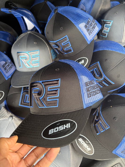 REVALT ‘WAIT YOUR TURN’ Royal blue and black cap