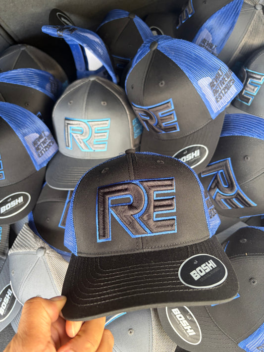 REVALT ‘WAIT YOUR TURN’ Royal blue and black cap